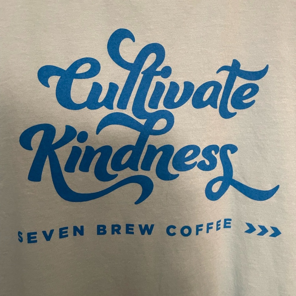 7-Brew Blue 'Cultivate Kindness' Graphic Tee